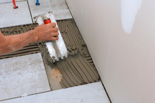 Bathroom Floor Renovation in Fishers